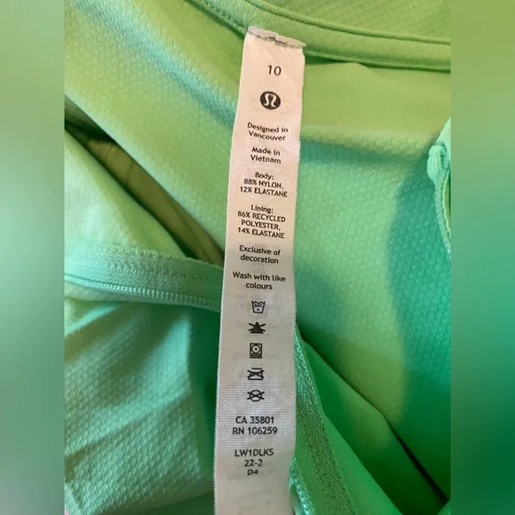 Lululemon Front Zip Tank Green 10 - Picture 7 of 16